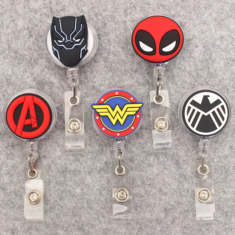 Superhero Retractable Badge Reel